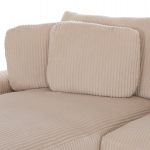 ΚΑΝΑΠΕΣ ΑΡΙΣΤΕΡΗ ΓΩΝΙΑ CRANFIELD HM3287.02L ΜΠΕΖ ΡΙΓΕ ΥΦΑΣΜΑ 315x167(γωνία)x67Υεκ. - Image 6