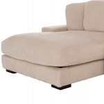 ΚΑΝΑΠΕΣ ΑΡΙΣΤΕΡΗ ΓΩΝΙΑ CRANFIELD HM3287.02L ΜΠΕΖ ΡΙΓΕ ΥΦΑΣΜΑ 315x167(γωνία)x67Υεκ. - Image 7