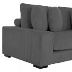 ΚΑΝΑΠΕΣ ΔΕΞΙΑ ΓΩΝΙΑ CRANFIELD HM3287.01R ΓΚΡΙ ΡΙΓΕ ΥΦΑΣΜΑ 315x167(γωνία)x67Υεκ. - Image 9