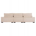 ΚΑΝΑΠΕΣ ΔΕΞΙΑ ΓΩΝΙΑ CRANFIELD HM3287.02R ΜΠΕΖ ΡΙΓΕ ΥΦΑΣΜΑ 315x167(γωνία)x67Υεκ. - Image 5