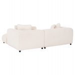 ΚΑΝΑΠΕΣ ΓΩΝΙΑ (ΔΕΞΙΑ) 3-ΘΕΣΙΟΣ GRACE HM3280.02R ΛΕΥΚΟ ΥΦΑΣΜΑ 252x160x70-90Υεκ - Image 5