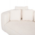 ΚΑΝΑΠΕΣ ΓΩΝΙΑ (ΔΕΞΙΑ) 3-ΘΕΣΙΟΣ GRACE HM3280.02R ΛΕΥΚΟ ΥΦΑΣΜΑ 252x160x70-90Υεκ - Image 7