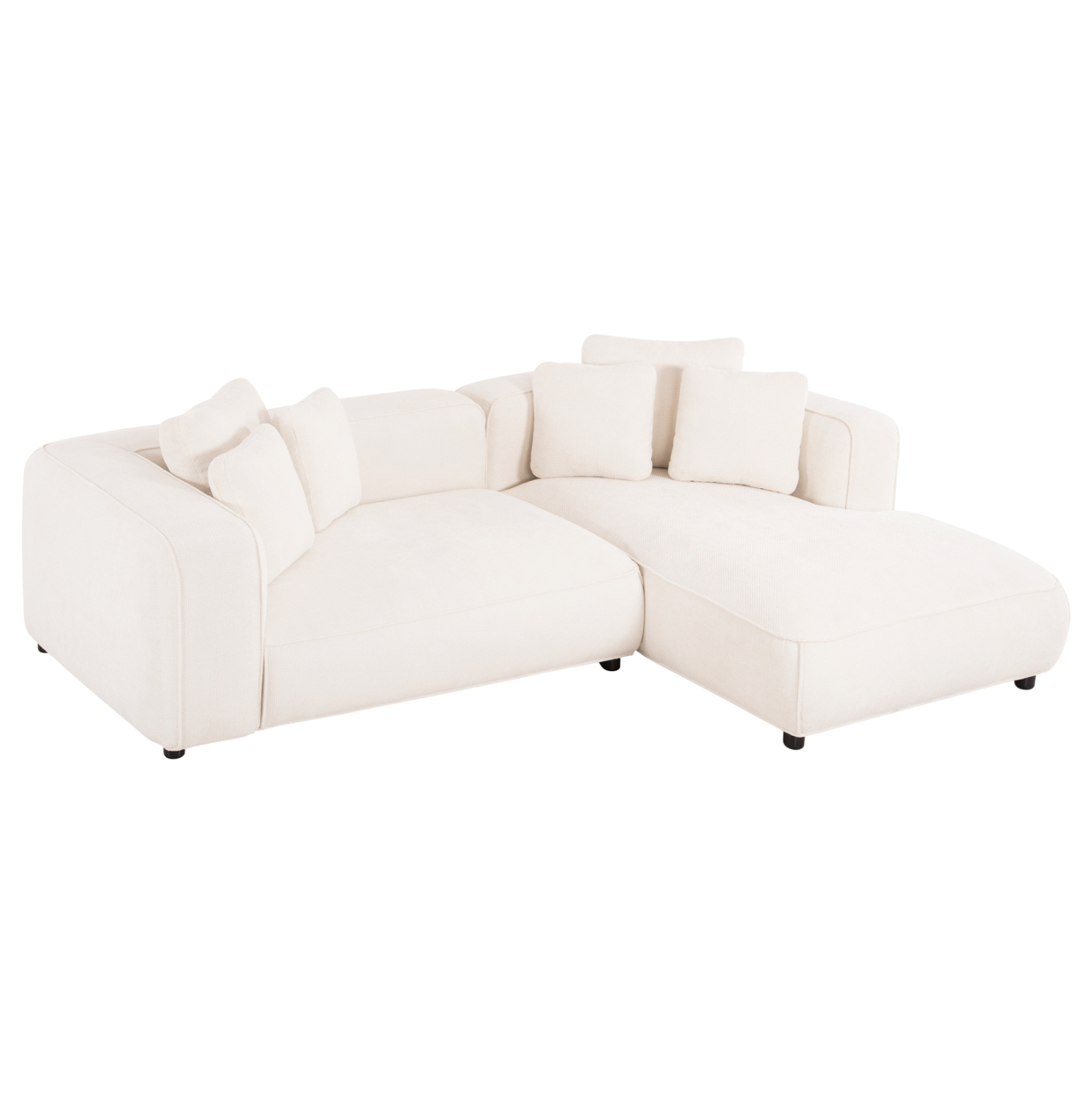 kanapes-gonia-dexia-3-thesios-fb9328002r ΚΑΝΑΠΕΣ ΓΩΝΙΑ (ΔΕΞΙΑ) 3-ΘΕΣΙΟΣ GRACE HM3280.02R ΛΕΥΚΟ ΥΦΑΣΜΑ 252x160x70-90Υεκ - Image 1