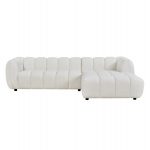 ΚΑΝΑΠΕΣ ΓΩΝΙΑ (ΔΕΞΙΑ) LYKKE HM3326.02R ΕΚΡΟΥ ΥΦΑΣΜΑ 280x89-165(η γωνία)x70Υεκ - Image 3