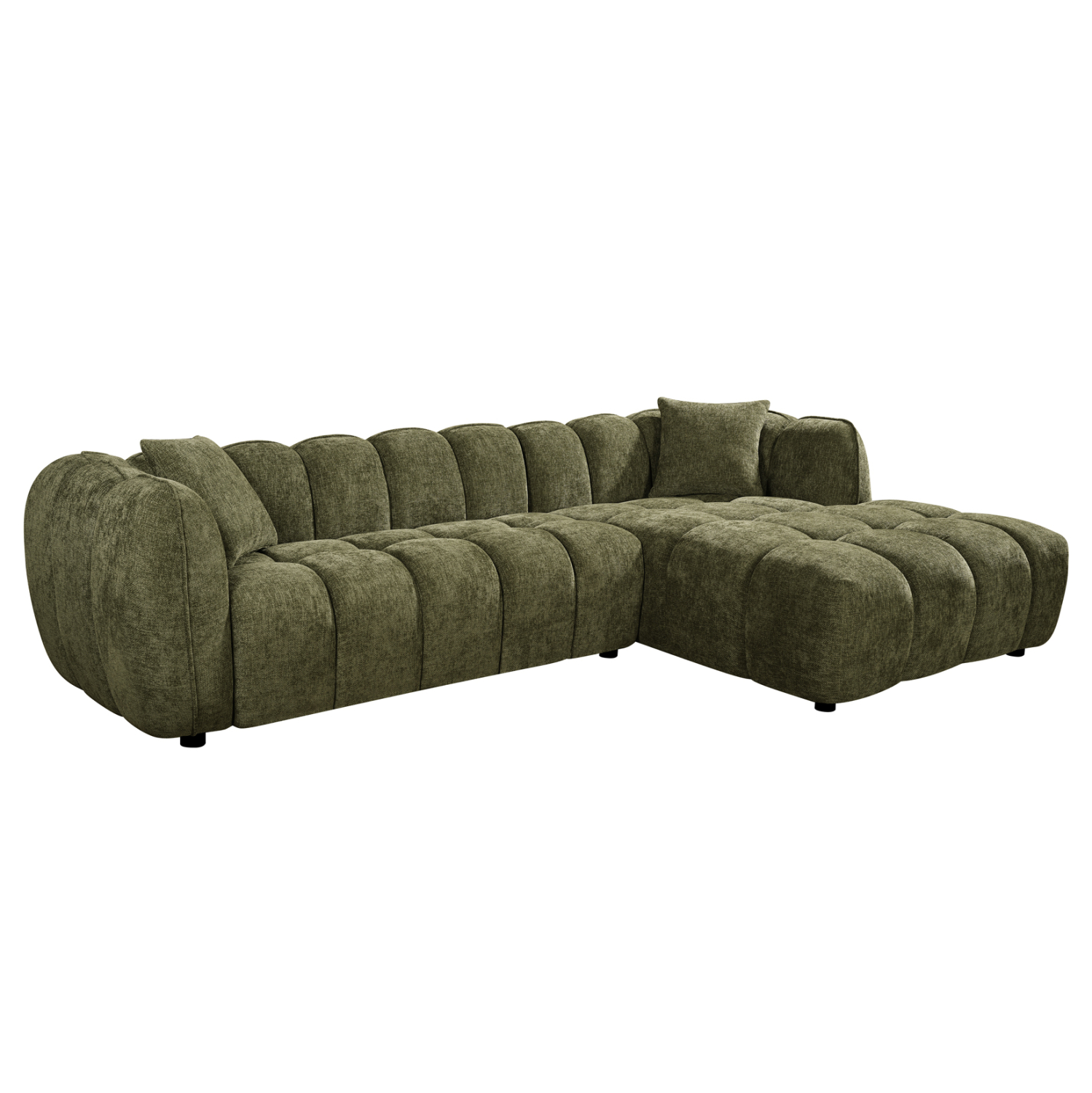 kanapes-gonia-dexia-fb9332603r-prasino-y ΚΑΝΑΠΕΣ ΓΩΝΙΑ (ΔΕΞΙΑ) LYKKE HM3326.03R ΠΡΑΣΙΝΟ ΥΦΑΣΜΑ 280x89-165(η γωνία)x70Υεκ - Image 1