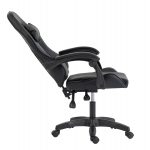 ΚΑΡΕΚΛΑ GAMING STRATUS HM1231.01 ΜΑΥΡΟ PVC--ΜΕ ΜΑΞIΛΑΡΑΚΙΑ ΜΕΣΗΣ/ΚΕΦΑΛΗΣ 62x62x119Υεκ - Image 7