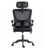 ΚΑΡΕΚΛΑ ΓΡΑΦΕΙΟΥ KESI HM1222.01 ΜΑΥΡO MESH & PP 52x50x122Υεκ. - Image 6