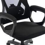 ΚΑΡΕΚΛΑ ΓΡΑΦΕΙΟΥ SALAS HM1223.01 ΠΟΛΥΠΡΟΠΥΛΕΝΙΟ & MESH--ΜΑΥΡΟ 60x60x118-128Υεκ - Image 9
