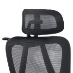 ΚΑΡΕΚΛΑ ΓΡΑΦΕΙΟΥ FRANTIC HM1224.01 ΜΑΥΡO MESH & ΠΟΛΥΠΡΟΠΥΛΕΝΙΟ 60x60x134Υεκ - Image 7
