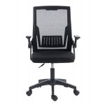 ΚΑΡΕΚΛΑ ΓΡΑΦΕΙΟΥ ZENITH HM1225.01 PP & MESH ΥΦΑΣΜΑ--ΜΑΥΡΟ 60x60x92-100Υεκ - Image 3