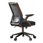 ΚΑΡΕΚΛΑ ΓΡΑΦΕΙΟΥ ZENITH HM1225.01 PP & MESH ΥΦΑΣΜΑ--ΜΑΥΡΟ 60x60x92-100Υεκ - Image 5