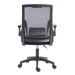 ΚΑΡΕΚΛΑ ΓΡΑΦΕΙΟΥ ZENITH HM1225.01 PP & MESH ΥΦΑΣΜΑ--ΜΑΥΡΟ 60x60x92-100Υεκ - Image 6