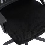 ΚΑΡΕΚΛΑ ΓΡΑΦΕΙΟΥ MATRON HM1226.01 ΜΑΥΡO PP & MESH ΥΦΑΣΜΑ 47x47x128Υεκ - Image 9