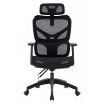 ΚΑΡΕΚΛΑ ΓΡΑΦΕΙΟΥ APEX HM1227.01 ΜΑΥΡO MESH & PP 68x68x120-130Υεκ - Image 3