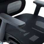 ΚΑΡΕΚΛΑ ΓΡΑΦΕΙΟΥ APEX HM1227.01 ΜΑΥΡO MESH & PP 68x68x120-130Υεκ - Image 9