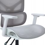 ΚΑΡΕΚΛΑ ΓΡΑΦΕΙΟΥ APEX HM1227.02 ΛΕΥΚΟ PP--ΑΝΟΙΧΤΟ ΓΚΡΙ MESH 68x68x120-130Υεκ - Image 9