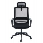 ΚΑΡΕΚΛΑ ΓΡΑΦΕΙΟΥ VELOCITY HM1229.01 ΜΑΥΡO MESH & PP 61x62x123Υεκ - Image 3