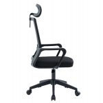 ΚΑΡΕΚΛΑ ΓΡΑΦΕΙΟΥ VELOCITY HM1229.01 ΜΑΥΡO MESH & PP 61x62x123Υεκ - Image 4