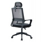 ΚΑΡΕΚΛΑ ΓΡΑΦΕΙΟΥ VELOCITY HM1229.01 ΜΑΥΡO MESH & PP 61x62x123Υεκ - Image 5