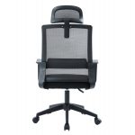 ΚΑΡΕΚΛΑ ΓΡΑΦΕΙΟΥ VELOCITY HM1229.01 ΜΑΥΡO MESH & PP 61x62x123Υεκ - Image 6