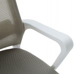 ΚΑΡΕΚΛΑ ΓΡΑΦΕΙΟΥ VELOCITY HM1229.02 ΛΕΥΚΟ PP--ΑΝΟΙΧΤΟ ΓΚΡΙ MESH 61x62x123Υεκ - Image 8