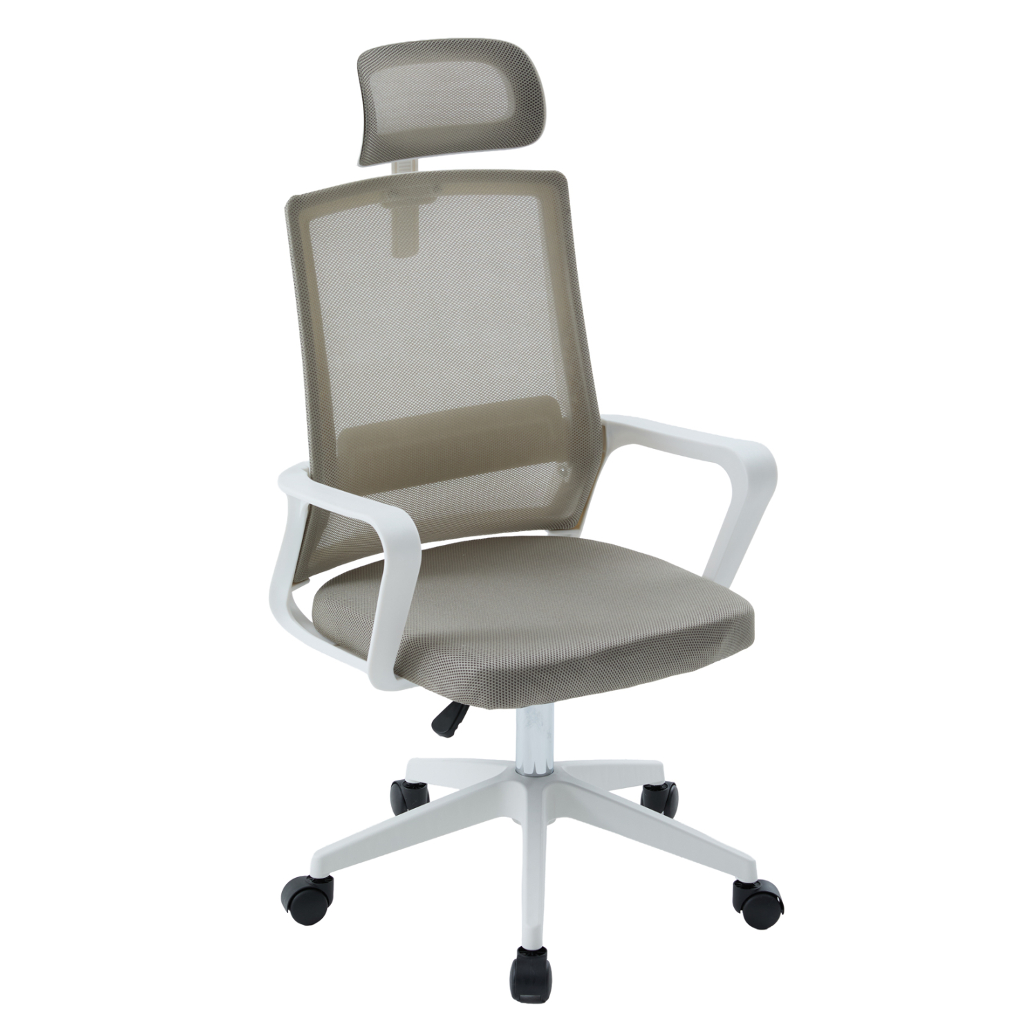 karekla-grafeioy-fb9122902-leyko-pp-anoi ΚΑΡΕΚΛΑ ΓΡΑΦΕΙΟΥ VELOCITY HM1229.02 ΛΕΥΚΟ PP--ΑΝΟΙΧΤΟ ΓΚΡΙ MESH 61x62x123Υεκ - Image 1