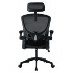 ΚΑΡΕΚΛΑ ΓΡΑΦΕΙΟΥ FLOATER HM1230.01 ΜΑΥΡO MESH & PP 62x62x106-116Υεκ - Image 6