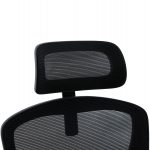 ΚΑΡΕΚΛΑ ΓΡΑΦΕΙΟΥ FLOATER HM1230.01 ΜΑΥΡO MESH & PP 62x62x106-116Υεκ - Image 8