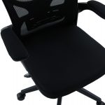 ΚΑΡΕΚΛΑ ΓΡΑΦΕΙΟΥ FLOATER HM1230.01 ΜΑΥΡO MESH & PP 62x62x106-116Υεκ - Image 9