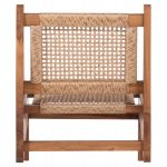 ΚΑΡΕΚΛΑ LOUNGE LUKILLA HM9913 ΞΥΛΟ TEAK ΣΕ ΦΥΣΙΚΟ--ΣΥΝΘ.ΣΧΟΙΝΙ ΜΠΕΖ 55,5x74x65Υεκ. - Image 6