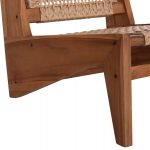 ΚΑΡΕΚΛΑ LOUNGE LUKILLA HM9913 ΞΥΛΟ TEAK ΣΕ ΦΥΣΙΚΟ--ΣΥΝΘ.ΣΧΟΙΝΙ ΜΠΕΖ 55,5x74x65Υεκ. - Image 9