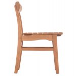 ΚΑΡΕΚΛΑ ΤΡΑΠΕΖΑΡΙΑΣ ΕΞ.ΧΩΡΟΥ ROBBIE HM18115 ΞΥΛΟ TEAK--ΦΥΣΙΚΟ 48x51x82Υεκ. - Image 4