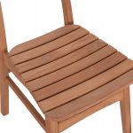 ΚΑΡΕΚΛΑ ΤΡΑΠΕΖΑΡΙΑΣ ΕΞ.ΧΩΡΟΥ ROBBIE HM18115 ΞΥΛΟ TEAK--ΦΥΣΙΚΟ 48x51x82Υεκ. - Image 8