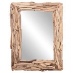 ΚΑΘΡΕΠΤΗΣ ΤΟΙΧΟΥ TWIGS HM4440 DRIFTWOOD ΣΕ ΦΥΣΙΚΟ ΧΡΩΜΑ 62x10x82Υεκ.