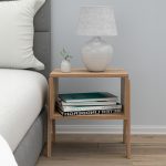 ΚΟΜΟΔΙΝΟ JAKE HM18182.04 ΜΕΛΑΜΙΝΗ ΣΕ ΦΥΣΙΚΟ ΞΥΛΟΥ 48x35x49Υεκ. - Image 3