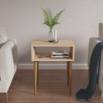 ΚΟΜΟΔΙΝΟ TODD HM18183.03 ΜΕΛΑΜΙΝΗ ΣΟΝΑΜΑ-ΠΟΔΙΑ ΣΕ ΦΥΣΙΚΟ 45x30x58Υεκ. - Image 3