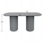ΚΟΝΣΟΛΑ KENJI HM6584.01 FIBER CEMENT ΣΕ ΓΚΡΙ--140x40x78Υεκ. - Image 2