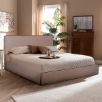 ΚΡΕΒΑΤΙ ALLIE HM584.02 160x200 εκ. ΜΕ ΑΠΟΘΗΚΕΥΤΙΚΟ ΧΩΡΟ ΜΠΕΖ ΥΦΑΣΜΑ - Image 2