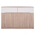 ΜΠΟΥΦΕΣ JOLENE HM2234.02 2 ΣΥΡΤΑΡΙΑ & 4 ΠΟΡΤΕΣ SONAMA 120X40X80εκ. - Image 4