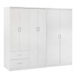 ΝΤΟΥΛΑΠΑ 6ΦΥΛΛΗ BLAKELY HM21235.05 ΜΕΛΑΜΙΝΗ ΧΡΩΜΑ ΛΕΥΚΟ 201x43x181Υεκ
