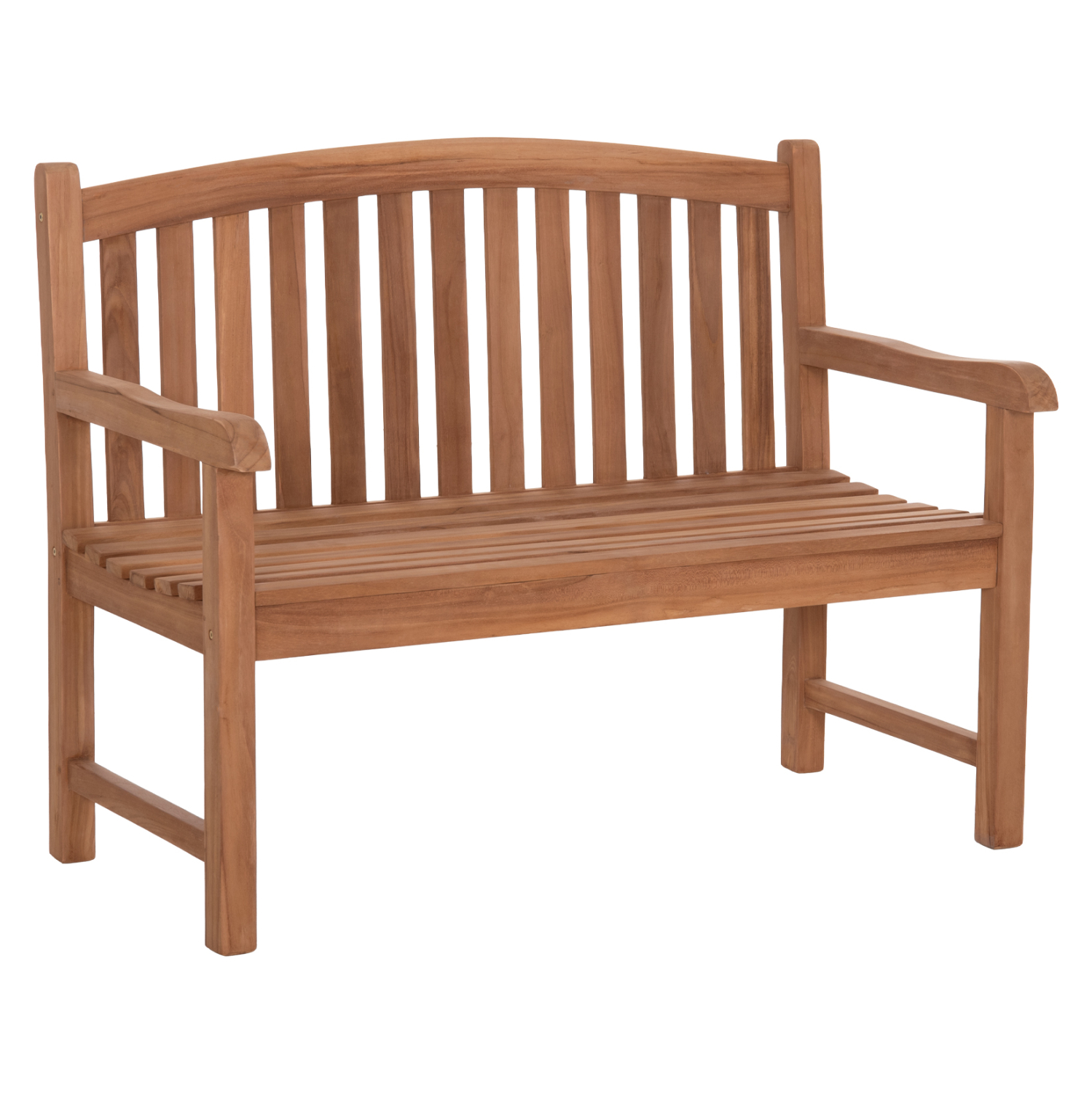 pagkaki-kipoy-2thesio-fb96651-xylo-teak- ΠΑΓΚΑΚΙ ΚΗΠΟΥ 2ΘΕΣΙΟ ELENA HM6651 ΞΥΛΟ TEAK--ΦΥΣΙΚΟ 120x60x95Υεκ. - Image 1