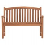 ΠΑΓΚΑΚΙ ΚΗΠΟΥ 2ΘΕΣΙΟ ELENA HM6651 ΞΥΛΟ TEAK--ΦΥΣΙΚΟ 120x60x95Υεκ. - Image 3