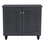 ΠΑΠΟΥΤΣΟΘΗΚΗ-ΝΤΟΥΛΑΠΙ ΞΥΛΙΝΗ CASSIOPE HM2208.10 ΓΚΡΙ 77Χ34Χ67.5εκ. - Image 3