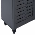 ΠΑΠΟΥΤΣΟΘΗΚΗ-ΝΤΟΥΛΑΠΙ ΞΥΛΙΝΗ CASSIOPE HM2208.10 ΓΚΡΙ 77Χ34Χ67.5εκ. - Image 6