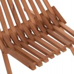 ΠΟΛΥΘΡΟΝΑ LOUNGE ΠΤΥΣΣΟΜΕΝΗ SHIGAO HM18112 ΞΥΛΟ TEAK--ΦΥΣΙΚΟ 61x88.5x89Υεκ. - Image 8