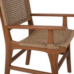 ΠΟΛΥΘΡΟΝΑ ΜΑΣΙΦ ΞΥΛΟ ΤEAK ΦΥΣΙΚΟ RATTAN ΣΧΟΙΝΙ 54Χ58Χ88Υεκ.HM9385.01 - Image 9