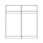 ΣΕΤ 2 ΤΜΧ ΝΤΟΥΛΑΠΑ 4ΦΥΛΛΗ SONAMA 160X42X181 HM11350.02 - Image 3