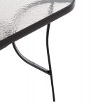 ΣΕΤ ΤΡΑΠΕΖΑΡΙΑΣ 5ΤΜΧ BRUNO HM10895.03 ΜΑΥΡΟ ΜΕΤΑΛΛΙΚΟ & TEXTILENE - Image 9