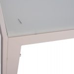 ΣΕΤ ΤΡΑΠΕΖΑΡΙΑΣ 7ΤΜΧ MIRI HM10875.03 ΤΡΑΠΕΖΙ ΜΕΤΑΛ.ΛΕΥΚΟ--ΚΑΡΕΚΛΕΣ ΑΛΟΥΜΙΝΙΟΥ - Image 5