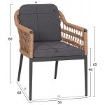 ΣΕΤ ΤΡΑΠΕΖΑΡΙΑΣ 9ΤΜΧ STAD HM10865.01 ΓΚΡΙ ΑΛΟΥΜΙΝΙΟ-SINTERED STONE TOP-OLEFIN - Image 4